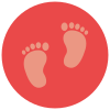 Baby Footprint icon