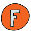 Circled F icon