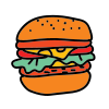 ハンバーガー icon