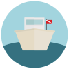 Лодка для дайвинга icon