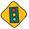 Sinal de semáforos icon