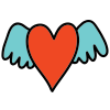 Сердце с крыльями icon