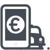 タクシー車のキャブの輸送車の輸送サービスのアプリケーション37 icon