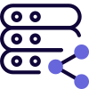 Transferring and sharing of Database from a a particular server icon