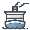 Wassertransportweg icon