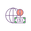 Global Financial Problem icon