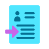 Impostare come curriculum icon