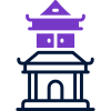 chinese temple icon