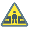 peligro de aplastamiento icon