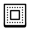 Cpu de smartphone icon