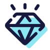 Diamant étincelant icon