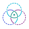 Diagramma di Venn icon