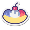 Banana-split icon