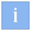 Знак информации в квадрате icon