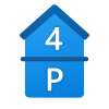 Parking and 4th Floor icon