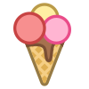 Eis in der Waffel icon