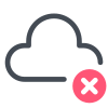 Aus der Cloud löschen icon