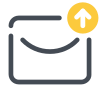 Upload de email icon