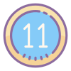 동그라미 11 icon