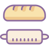 Pane e mattarello icon