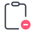 Remove From Clipboard icon
