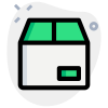 Parcel box ready for delivery and shipping icon
