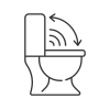 Touchless Toilet Seat icon
