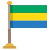 Gabon Flag icon