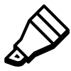 Chisel Tip Marker icon