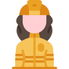 firefighter girl icon