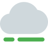 Progress bar for cloud computing system layout icon