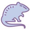 Силуэт крысы icon