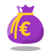 お金袋ユーロ icon