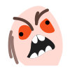 Angry Face Meme icon