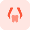 Removing the broken tooth from the cavity icon