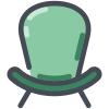 chaise longue icon