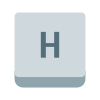 hキー icon