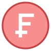 Franc suisse icon