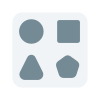 Shapes icon