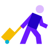旅客提供行李 icon