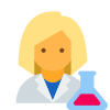 Scientist Woman Skin Type 2 icon