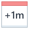 Плюс 1 месяц icon