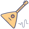 external-balalaika-music-instrument-vol1-microdots-premium-microdot-graphic icon