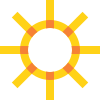 Sun icon