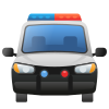 entgegenkommendes Polizeiauto icon