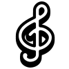 ト音記号 icon