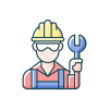 Blue Collar Worker icon
