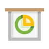 Presentation board icon