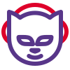 外部 Napster 一套三件以音乐为中心的在线服务徽标二重奏 Revivo icon