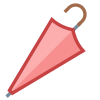 Geschlossener Regenschirm icon